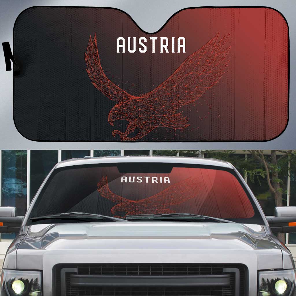 World Football 2026 Austria Auto Sun Shade Das Team Go Champions Red Version