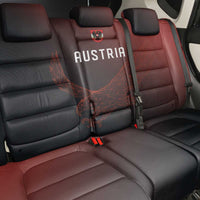 World Football 2026 Austria Back Car Seat Cover Das Team Go Champions Red Version
