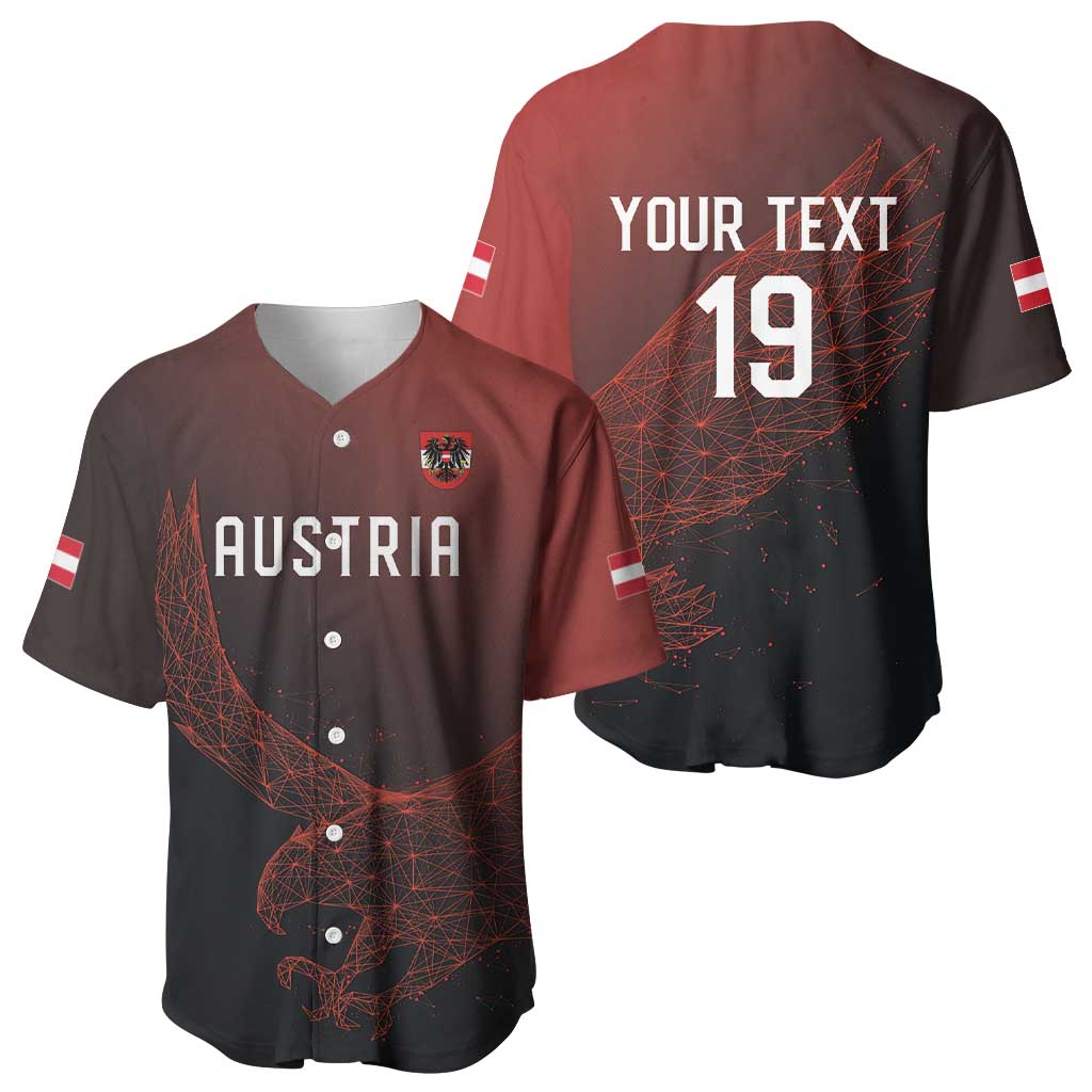 Custom World Football 2026 Austria Baseball Jersey Das Team Go Champions Red Version
