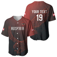 Custom World Football 2026 Austria Baseball Jersey Das Team Go Champions Red Version