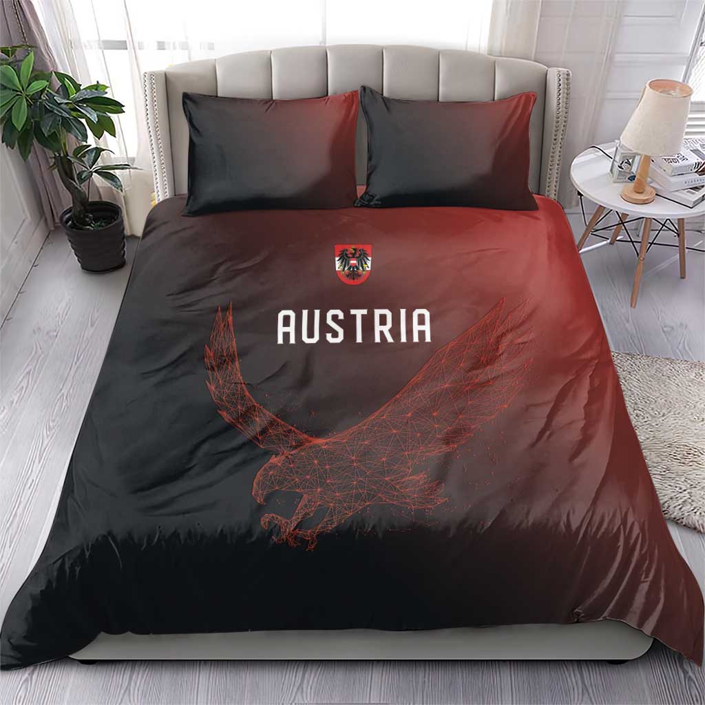 World Football 2026 Austria Bedding Set Das Team Go Champions Red Version