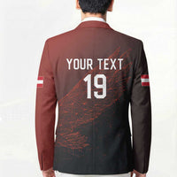 Custom World Football 2026 Austria Blazer Das Team Go Champions Red Version