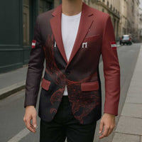 Custom World Football 2026 Austria Blazer Das Team Go Champions Red Version