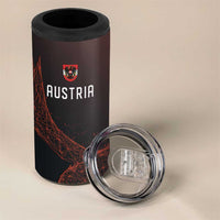 Custom World Football 2026 Austria 4 in 1 Can Cooler Tumbler Das Team Go Champions Red Version