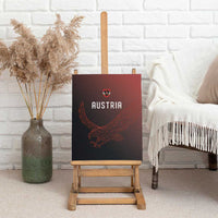 World Football 2026 Austria Canvas Wall Art Das Team Go Champions Red Version