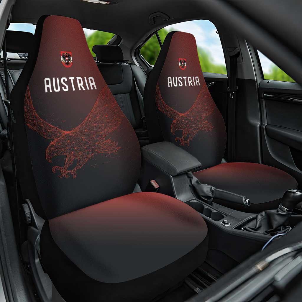 World Football 2026 Austria Car Seat Cover Das Team Go Champions Red Version