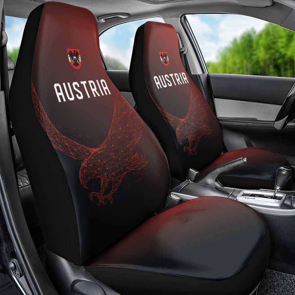 World Football 2026 Austria Car Seat Cover Das Team Go Champions Red Version