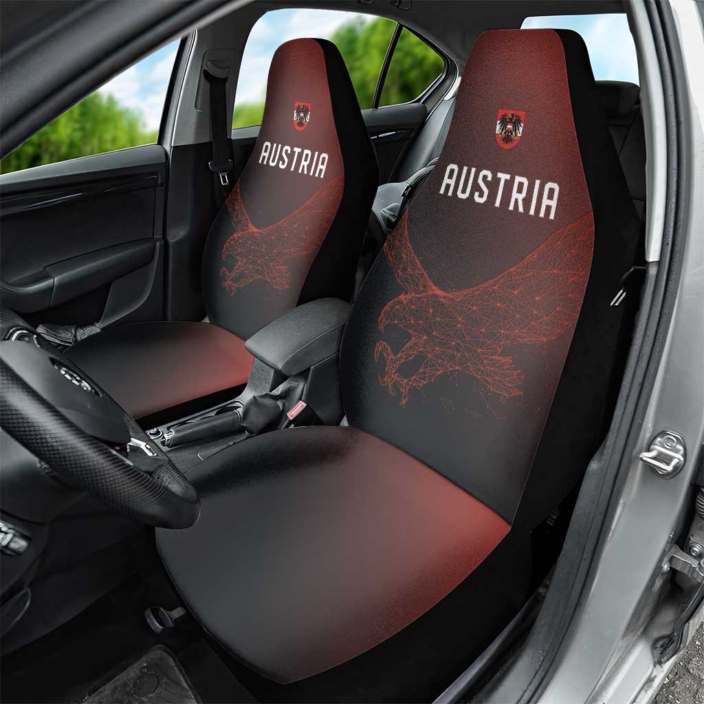 World Football 2026 Austria Car Seat Cover Das Team Go Champions Red Version
