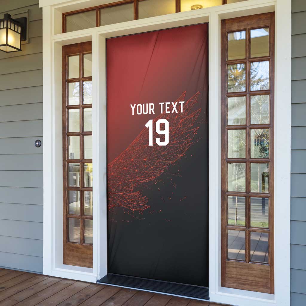 Custom World Football 2026 Austria Door Cover Das Team Go Champions Red Version