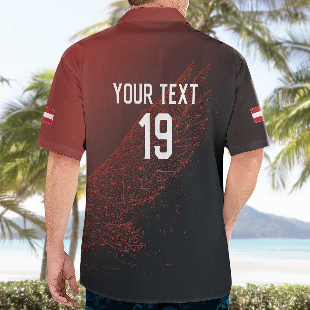 Custom World Football 2026 Austria Hawaiian Shirt Das Team Go Champions Red Version