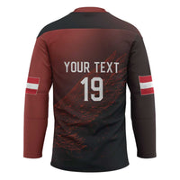 Custom World Football 2026 Austria Hockey Jersey Das Team Go Champions Red Version