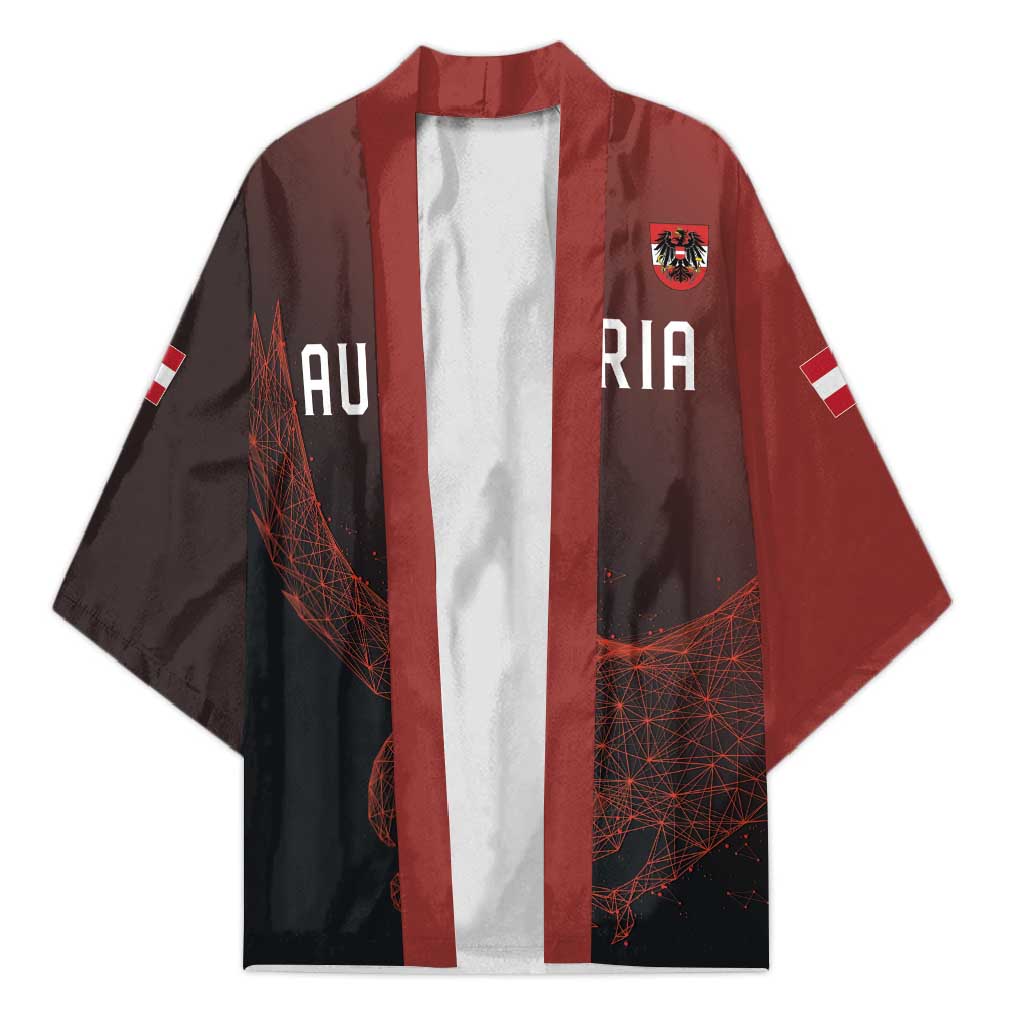 Custom World Football 2026 Austria Kimono Das Team Go Champions Red Version
