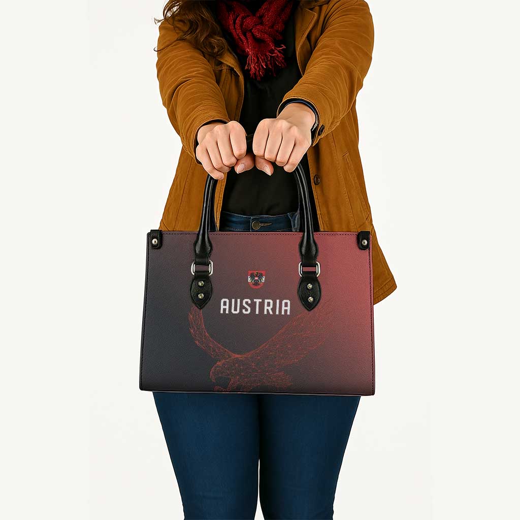 World Football 2026 Austria Leather Bag Das Team Go Champions Red Version