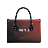 World Football 2026 Austria Leather Bag Das Team Go Champions Red Version