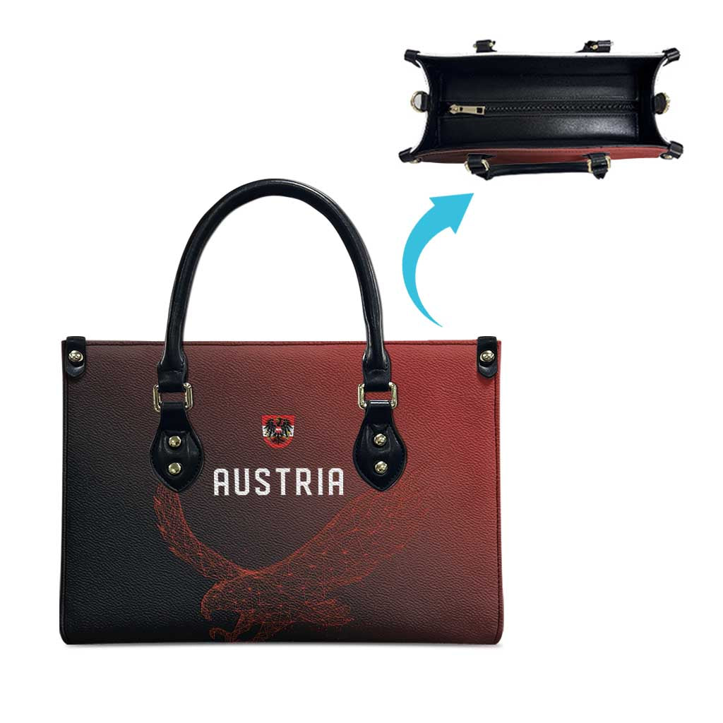 World Football 2026 Austria Leather Bag Das Team Go Champions Red Version