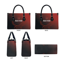 World Football 2026 Austria Leather Bag Das Team Go Champions Red Version