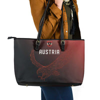 World Football 2026 Austria Leather Tote Bag Das Team Go Champions Red Version