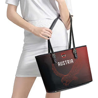 World Football 2026 Austria Leather Tote Bag Das Team Go Champions Red Version
