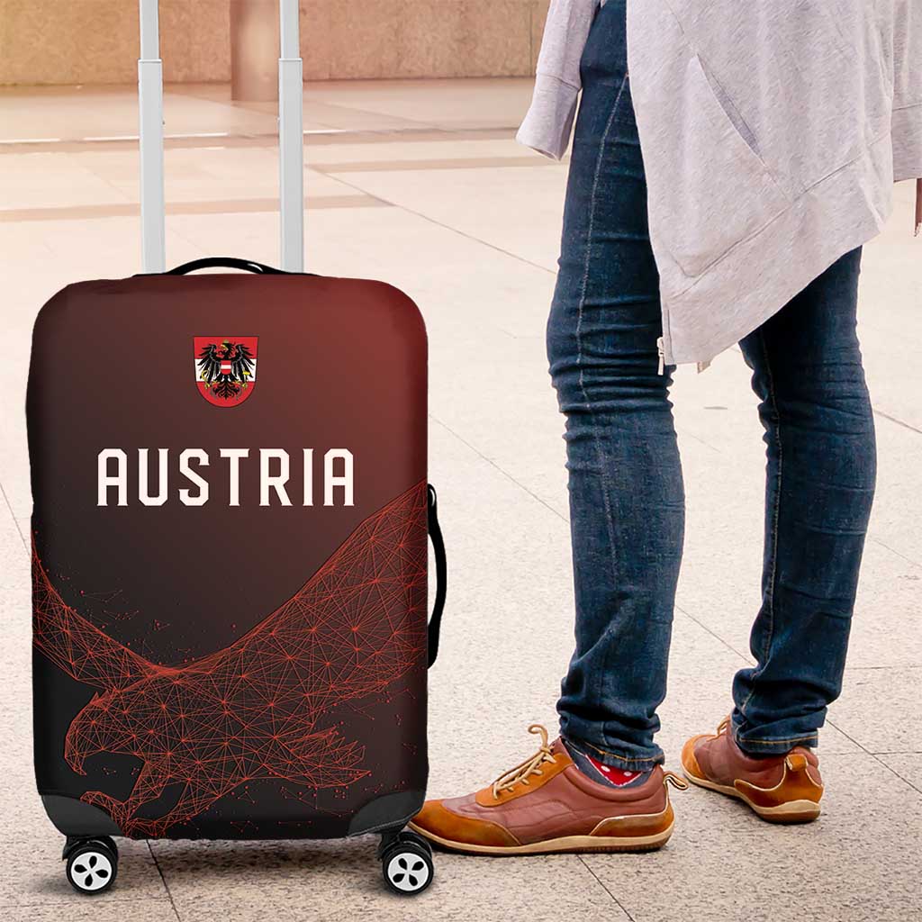 World Football 2026 Austria Luggage Cover Das Team Go Champions Red Version