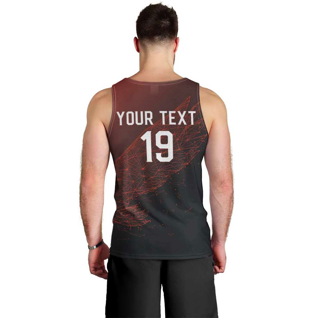 Custom World Football 2026 Austria Men Tank Top Das Team Go Champions Red Version