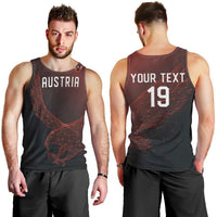 Custom World Football 2026 Austria Men Tank Top Das Team Go Champions Red Version