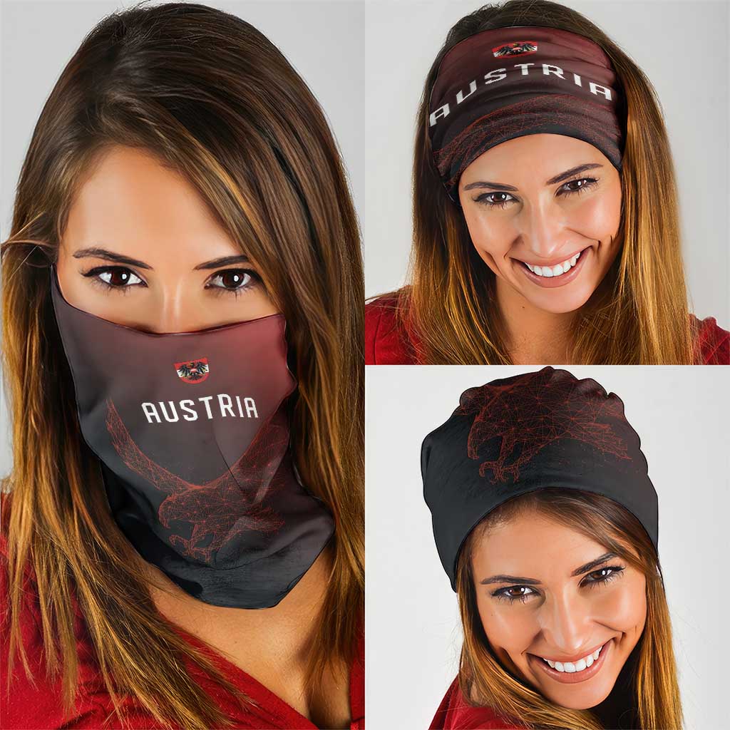 World Football 2026 Austria Neck Gaiter Das Team Go Champions Red Version