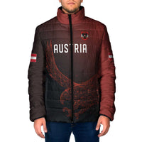Custom World Football 2026 Austria Padded Jacket Das Team Go Champions Red Version