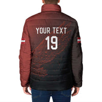 Custom World Football 2026 Austria Padded Jacket Das Team Go Champions Red Version