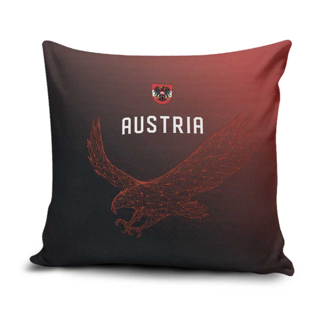 World Football 2026 Austria Pillow Cover Das Team Go Champions Red Version