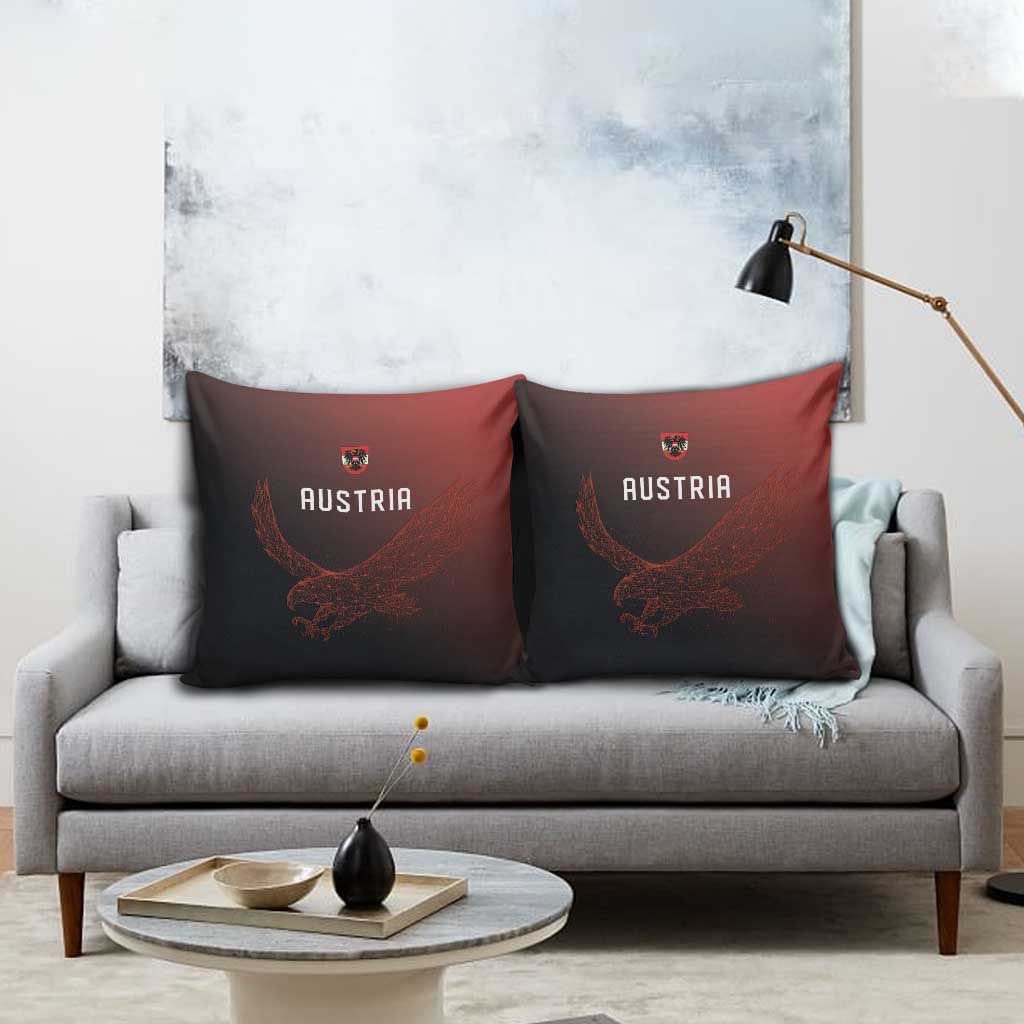 World Football 2026 Austria Pillow Cover Das Team Go Champions Red Version