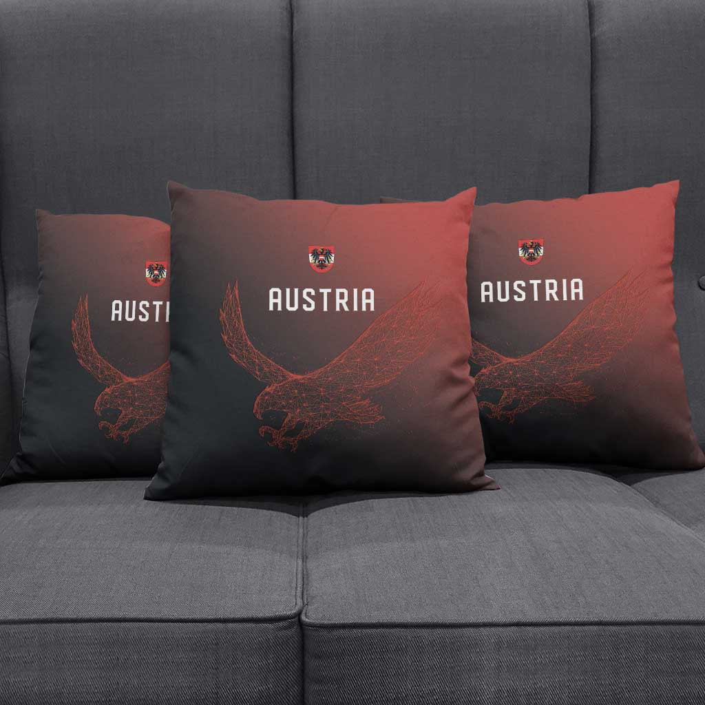 World Football 2026 Austria Pillow Cover Das Team Go Champions Red Version