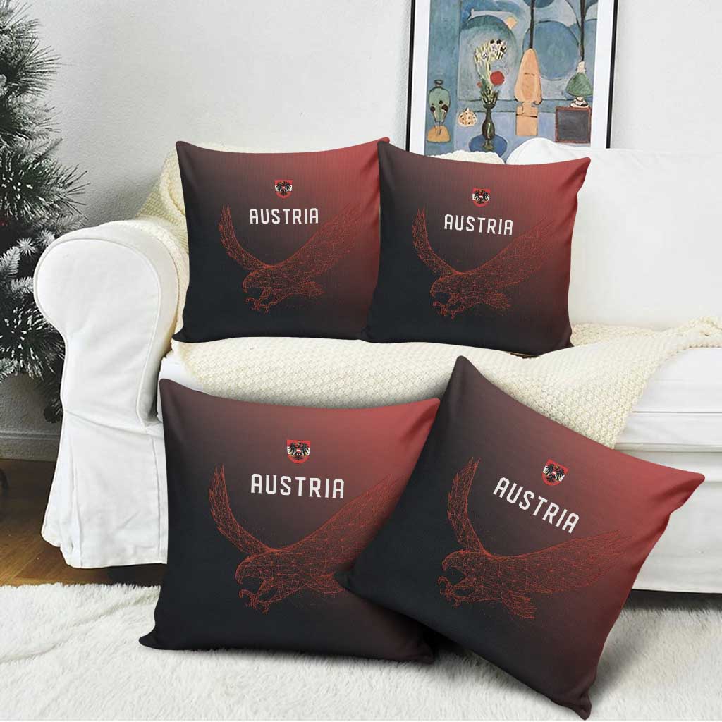 World Football 2026 Austria Pillow Cover Das Team Go Champions Red Version