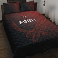 World Football 2026 Austria Quilt Bed Set Das Team Go Champions Red Version