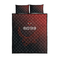 World Football 2026 Austria Quilt Bed Set Das Team Go Champions Red Version