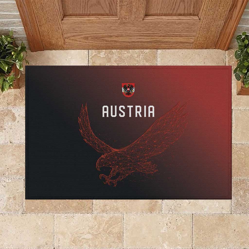 World Football 2026 Austria Rubber Doormat Das Team Go Champions Red Version