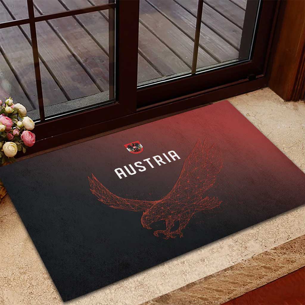 World Football 2026 Austria Rubber Doormat Das Team Go Champions Red Version