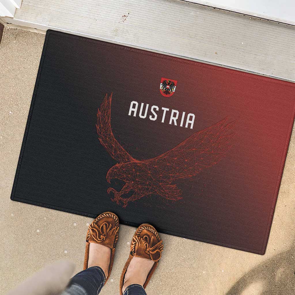 World Football 2026 Austria Rubber Doormat Das Team Go Champions Red Version