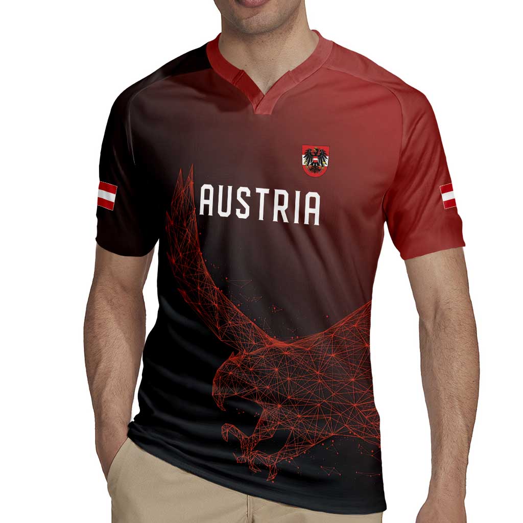 Custom World Football 2026 Austria Rugby Jersey Das Team Go Champions Red Version