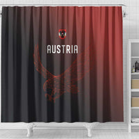 World Football 2026 Austria Shower Curtain Das Team Go Champions Red Version
