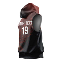 Custom World Football 2026 Austria Sleeveless Hoodie Das Team Go Champions Red Version