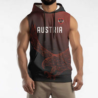 Custom World Football 2026 Austria Sleeveless Hoodie Das Team Go Champions Red Version