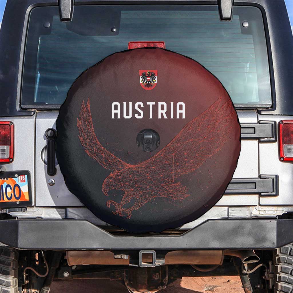 World Football 2026 Austria Spare Tire Cover Das Team Go Champions Red Version