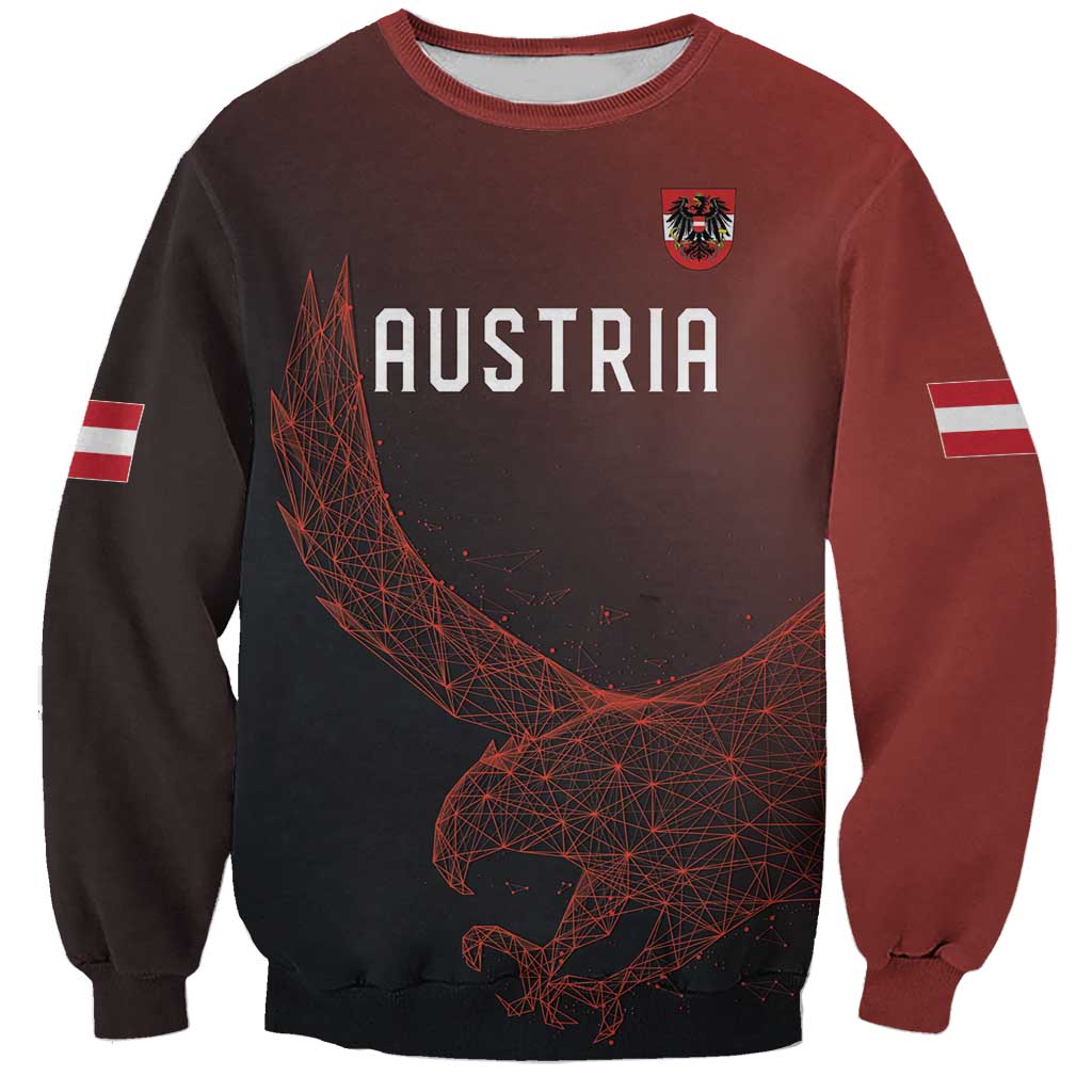 Custom World Football 2026 Austria Sweatshirt Das Team Go Champions Red Version
