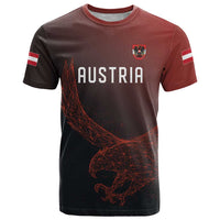 Custom World Football 2026 Austria T Shirt Das Team Go Champions Red Version