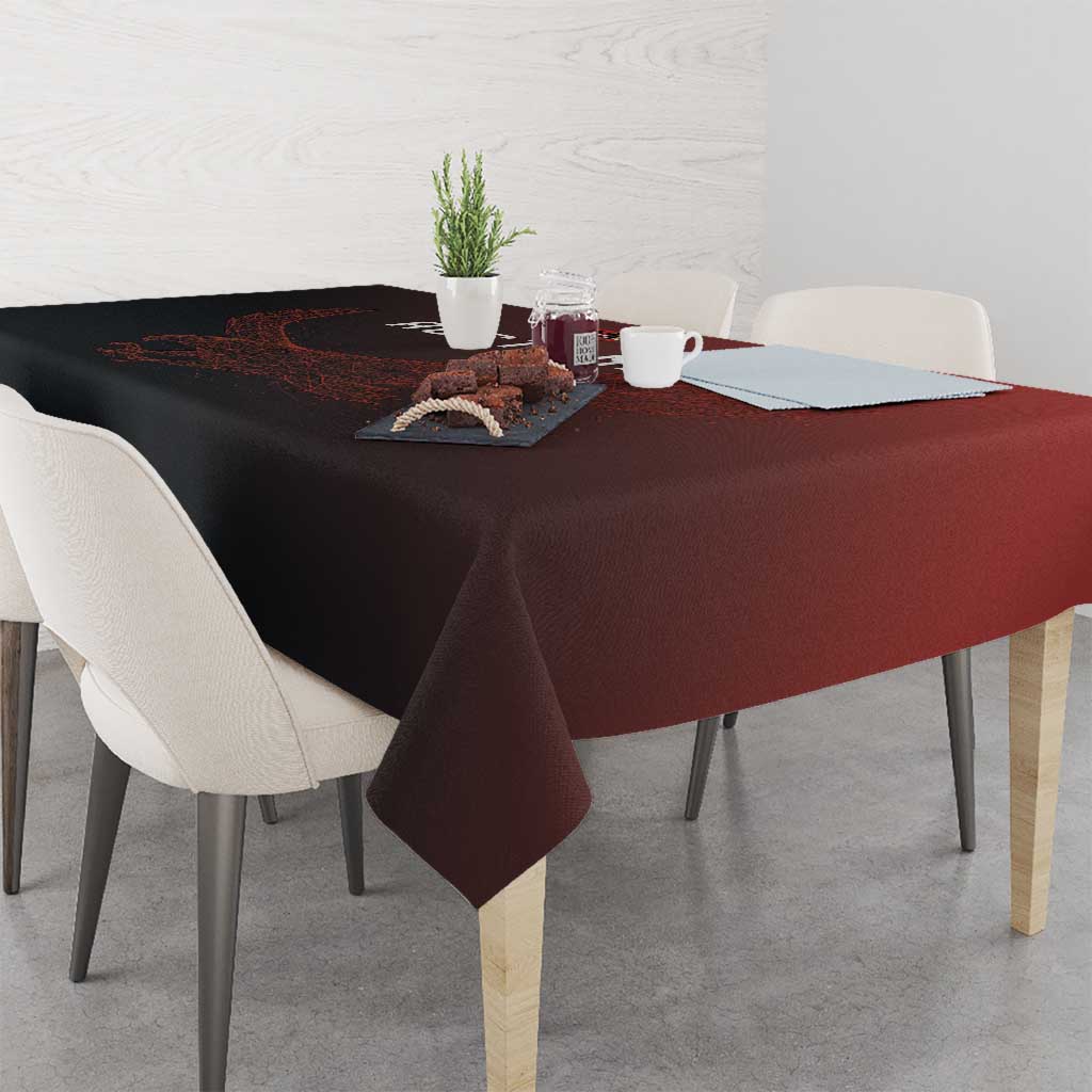 World Football 2026 Austria Tablecloth Das Team Go Champions Red Version