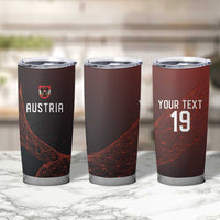 Custom World Football 2026 Austria Tumbler Cup Das Team Go Champions Red Version