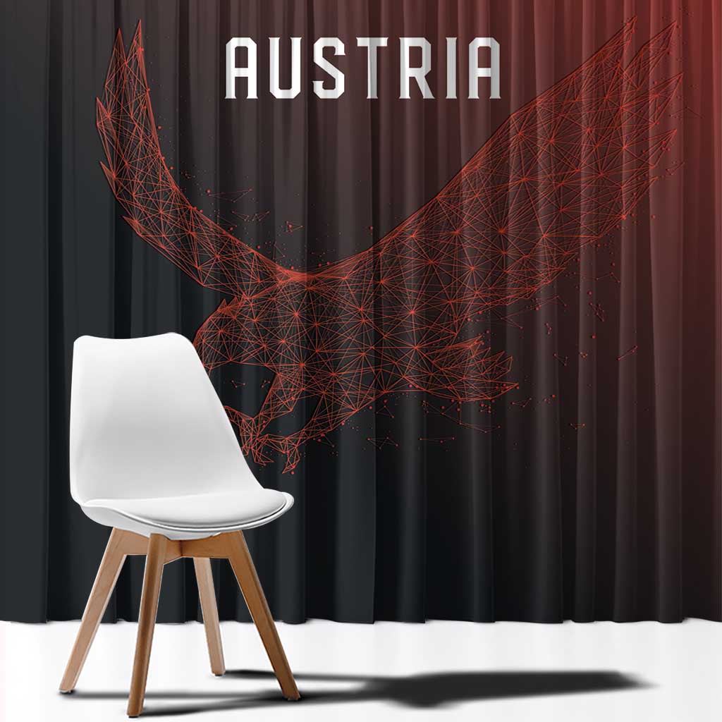World Football 2026 Austria Window Curtain Das Team Go Champions Red Version