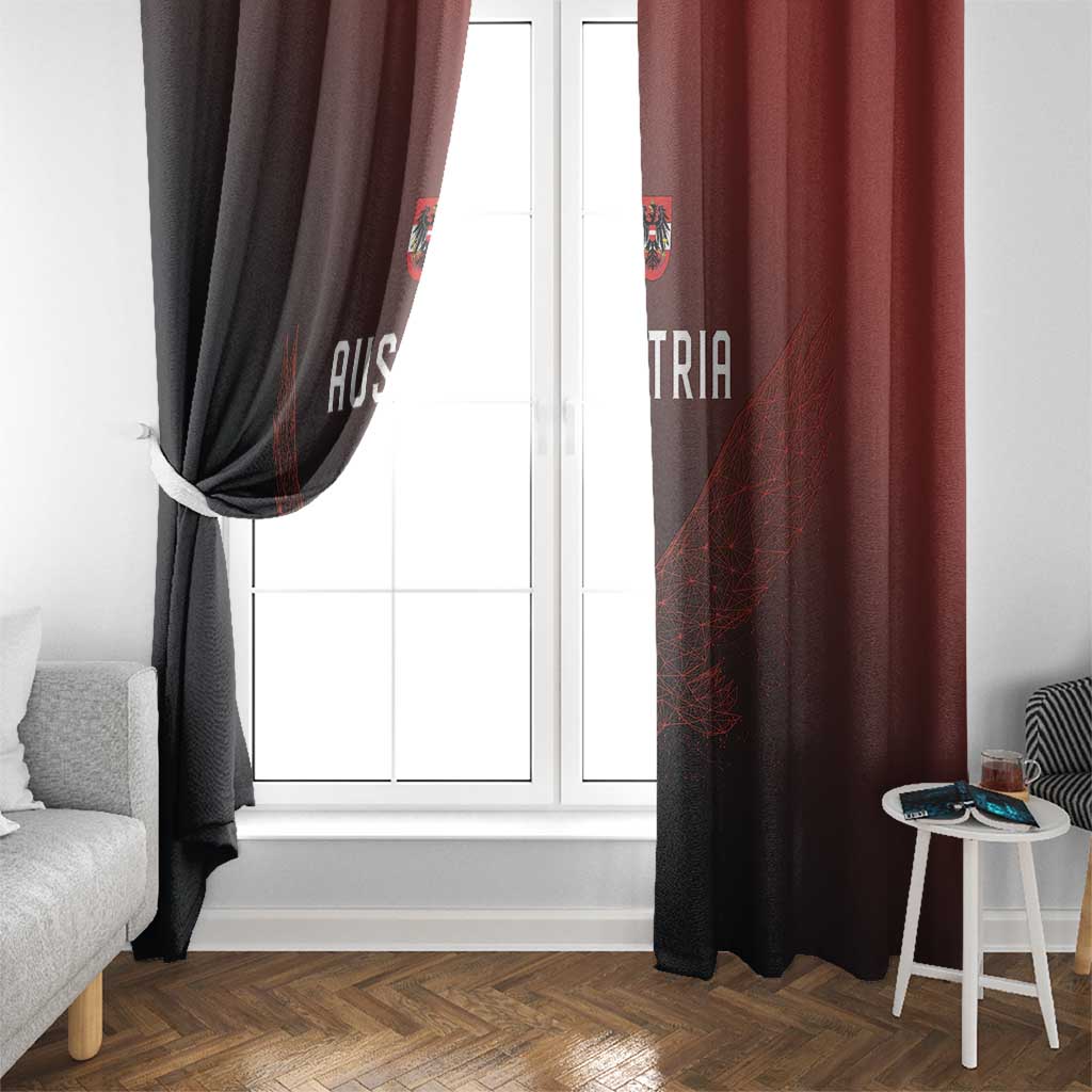 World Football 2026 Austria Window Curtain Das Team Go Champions Red Version