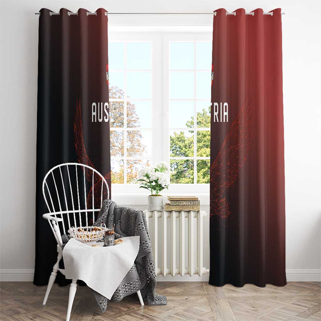 World Football 2026 Austria Window Curtain Das Team Go Champions Red Version