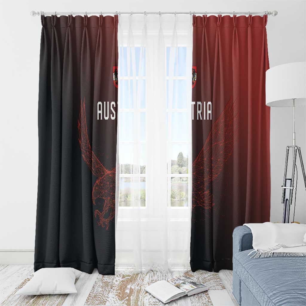 World Football 2026 Austria Window Curtain Das Team Go Champions Red Version